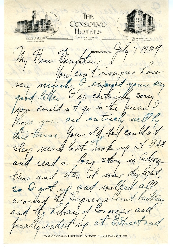 Letter from Harry S. Truman to Margaret Truman