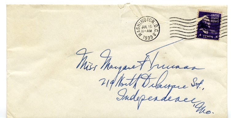 Letter from Harry S. Truman to Margaret Truman