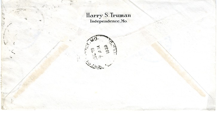 Letter from Harry S. Truman to Margaret Truman