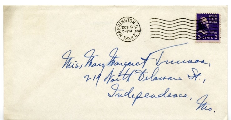 Letter from Harry S. Truman to Margaret Truman