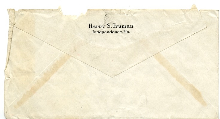 Letter from Harry S. Truman to Margaret Truman