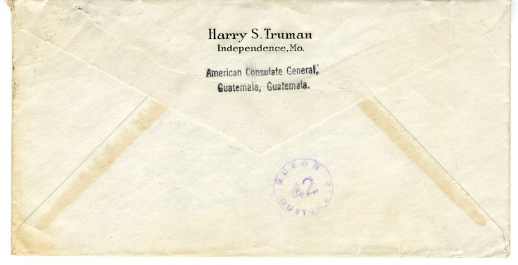 Letter from Harry S. Truman to Margaret Truman