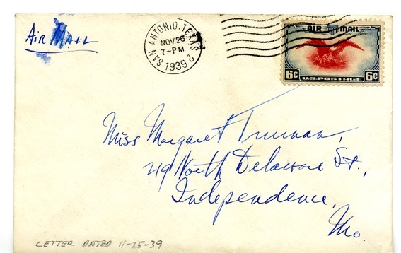 Letter from Harry S. Truman to Margaret Truman