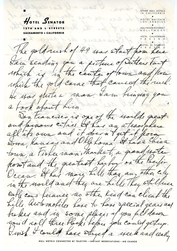 Letter from Harry S. Truman to Margaret Truman