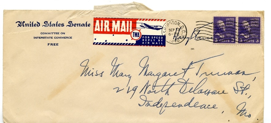 Letter from Harry S. Truman to Margaret Truman