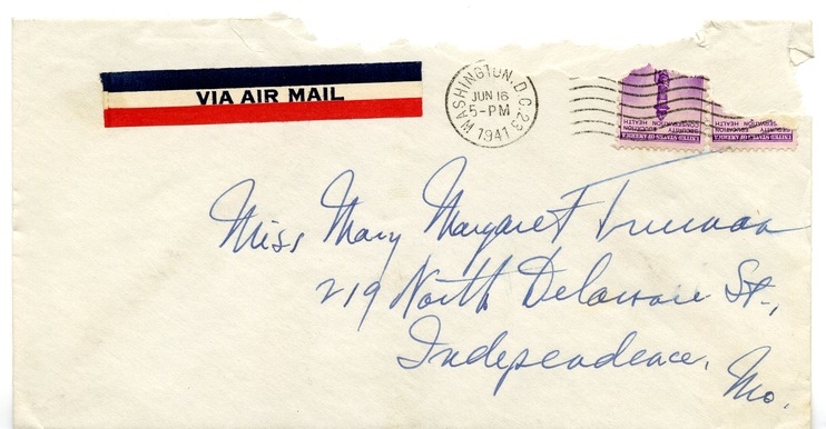 Letter from Harry S. Truman to Margaret Truman