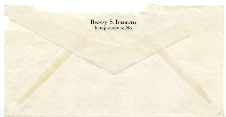 Letter from Harry S. Truman to Margaret Truman