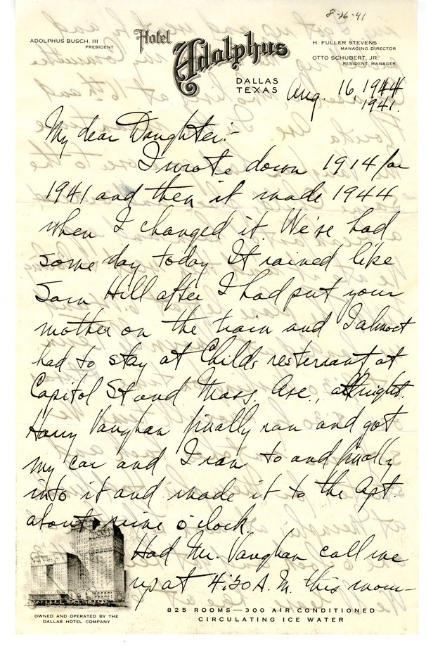 Letter from Harry S. Truman to Margaret Truman