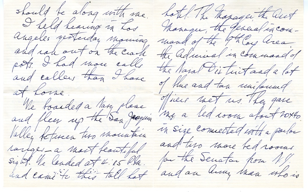 Letter from Harry S. Truman to Margaret Truman