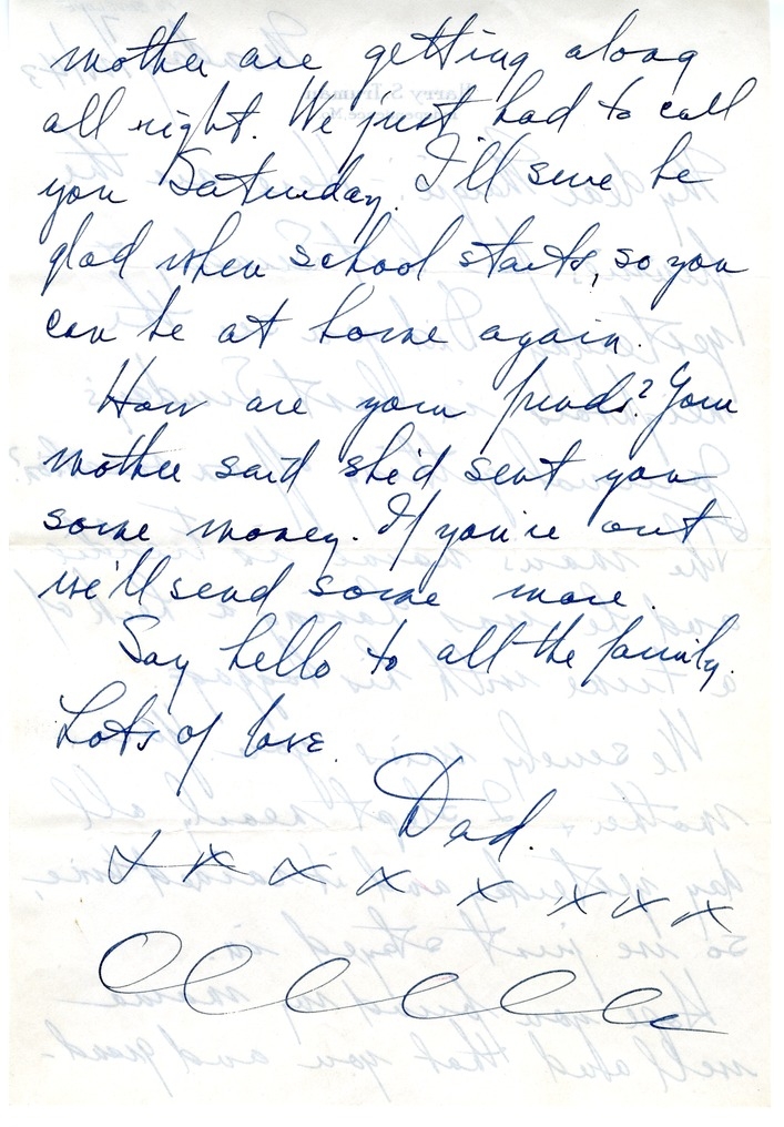 Letter from Harry S. Truman to Margaret Truman