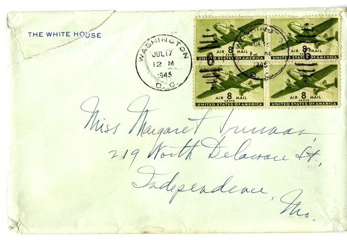 Letter from Harry S. Truman to Margaret Truman