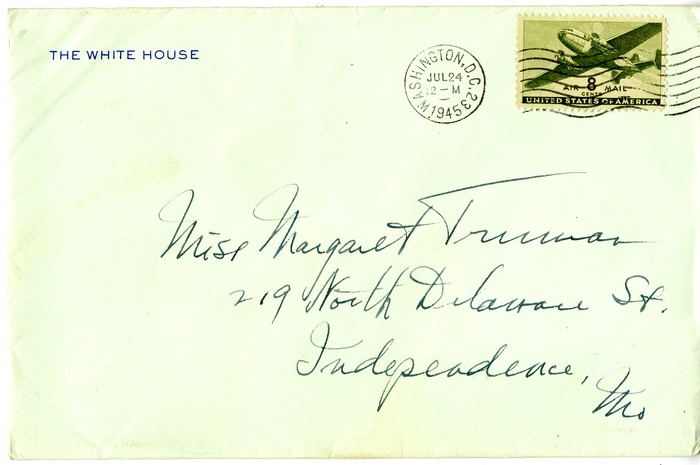 Letter from Harry S. Truman to Margaret Truman