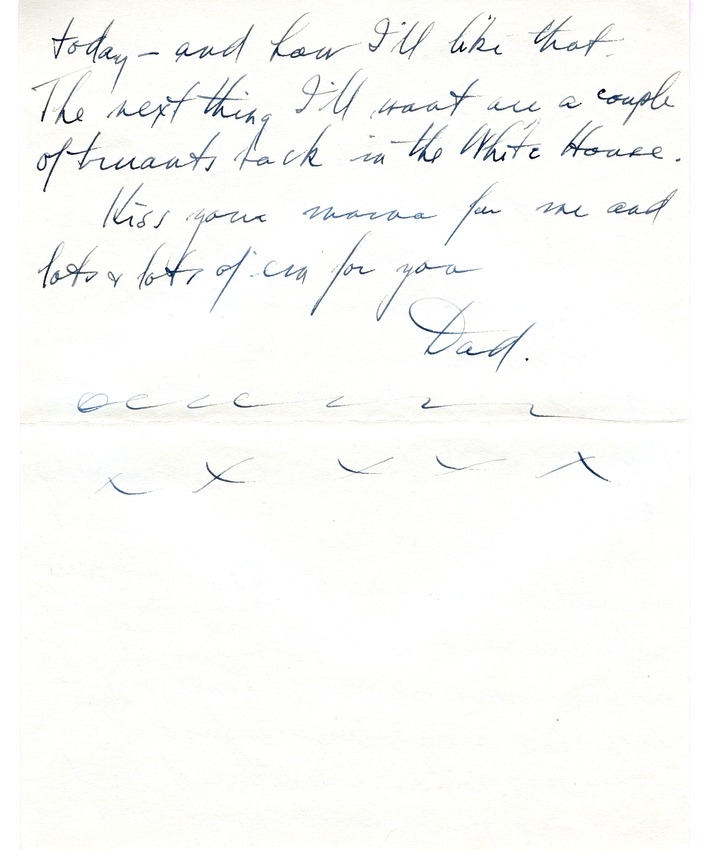 Letter from Harry S. Truman to Margaret Truman