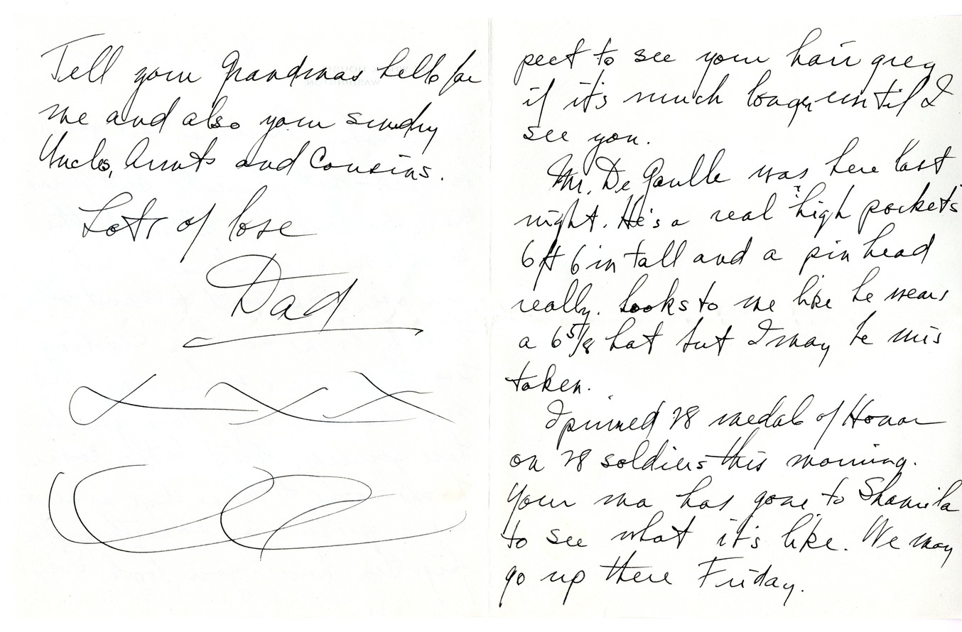 Letter from Harry S. Truman to Margaret Truman