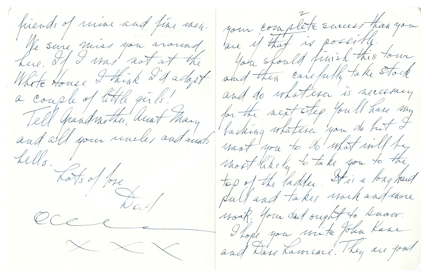 Letter from Harry S. Truman to Margaret Truman