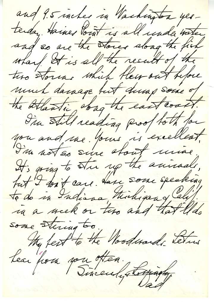 Letter from Harry S. Truman to Margaret Truman