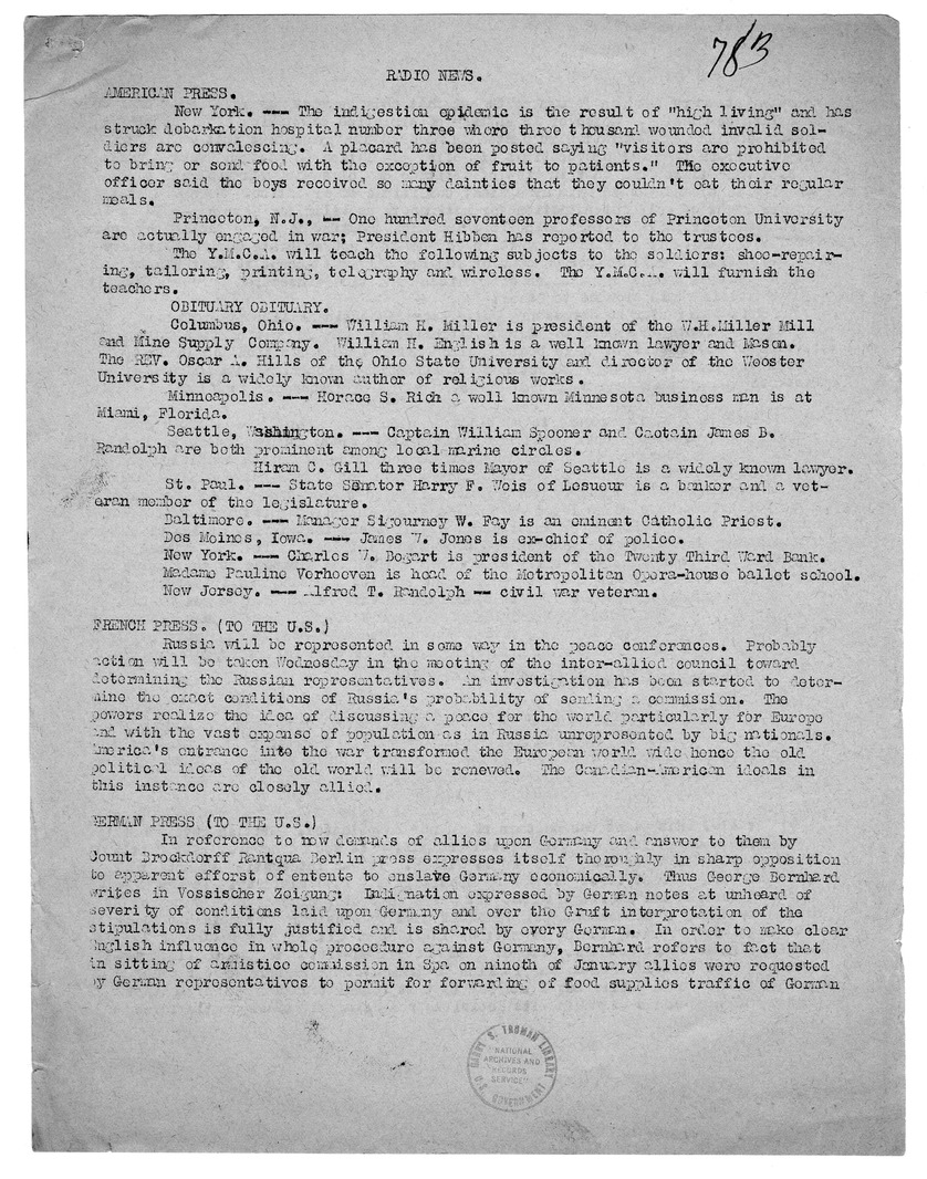 Radio News Report