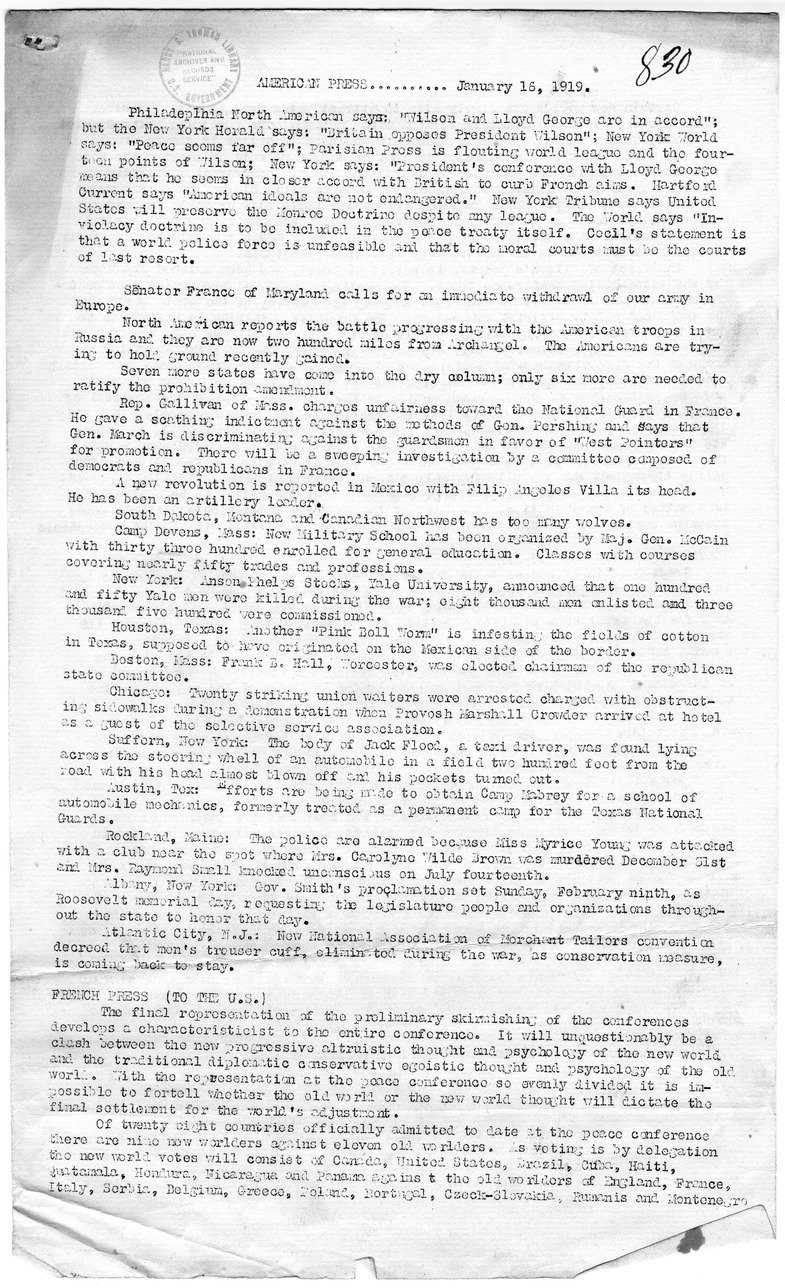 American Press Report