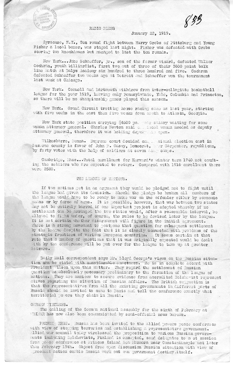 Radio Press Release