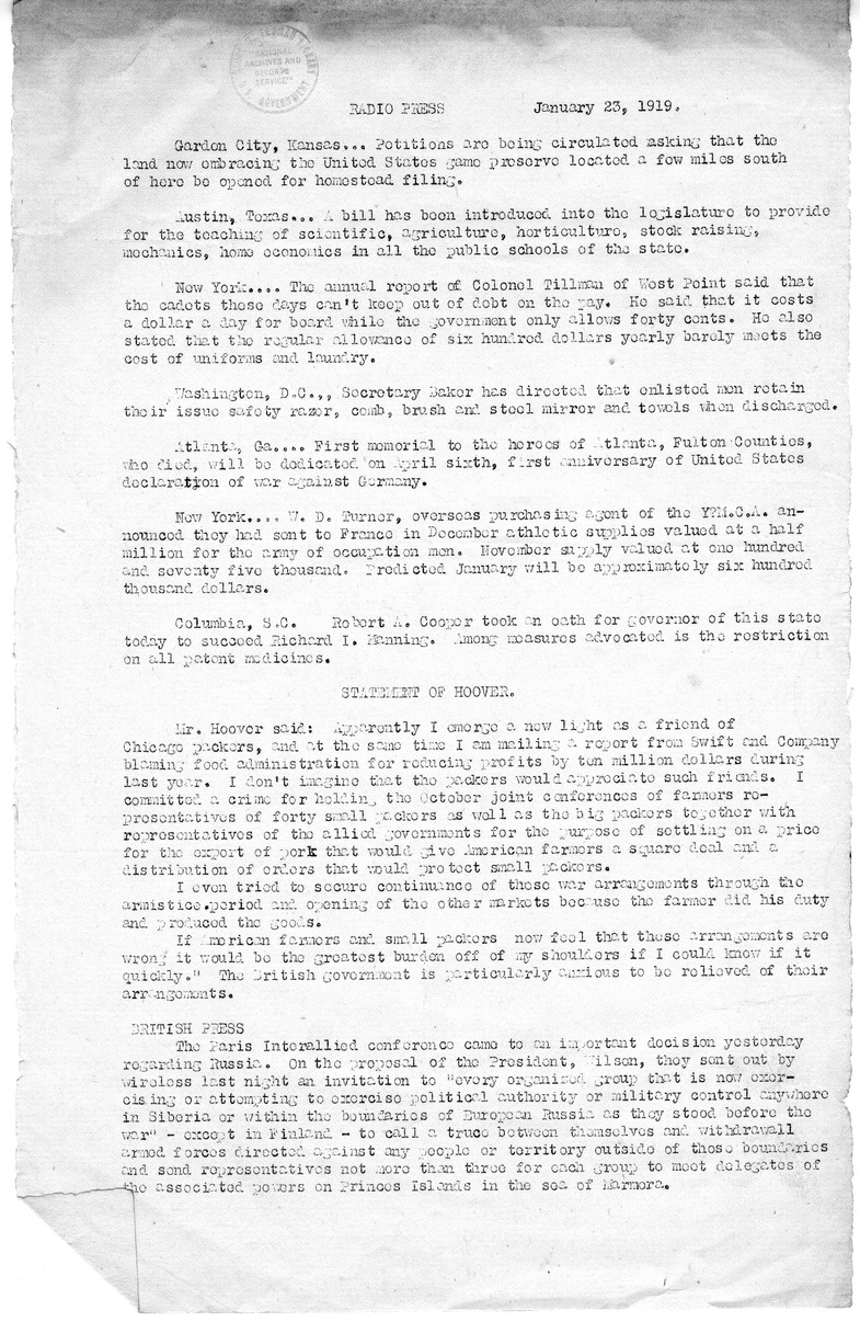 Radio Press Release