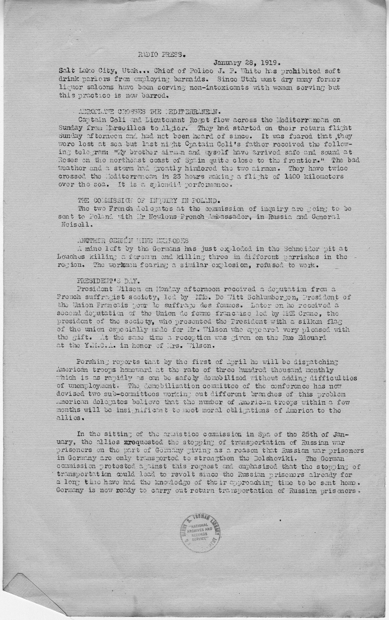 Radio Press Report