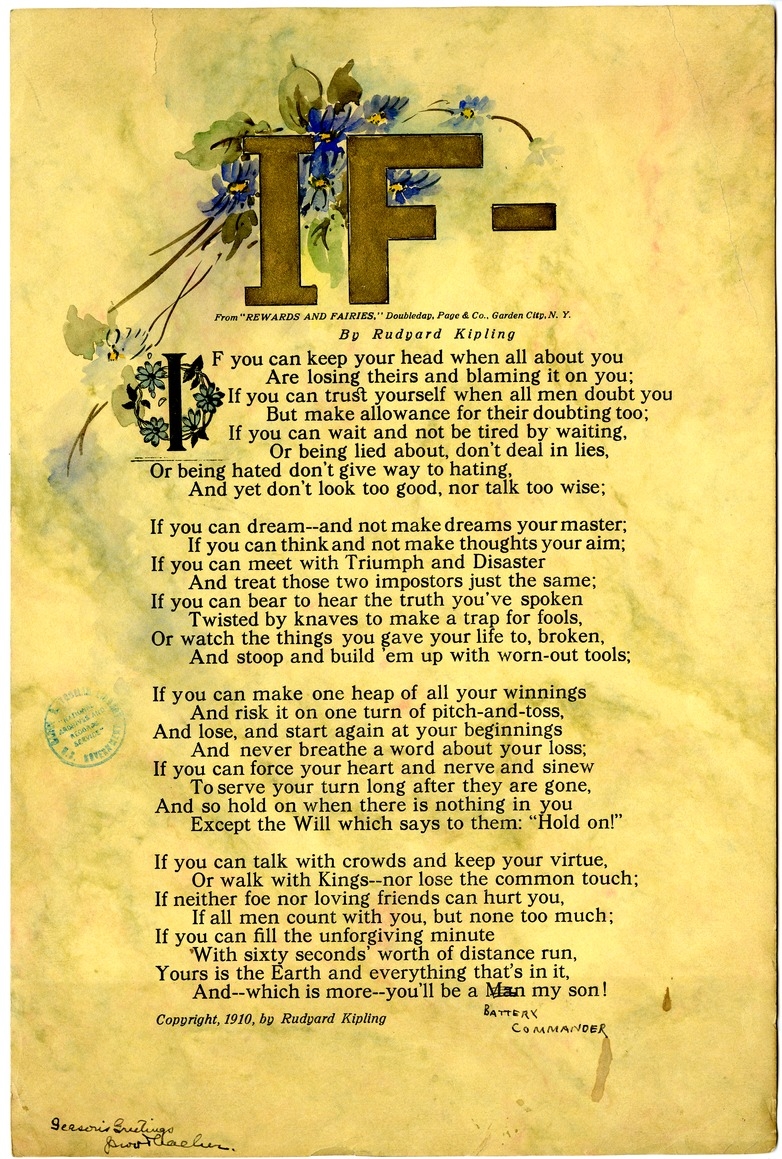 illuminated-copy-of-the-poem-if-by-rudyard-kipling-harry-s-truman