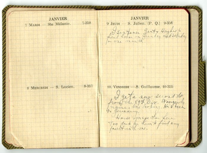 Appointment Book of Captain Harry S. Truman