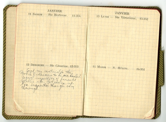 Appointment Book of Captain Harry S. Truman
