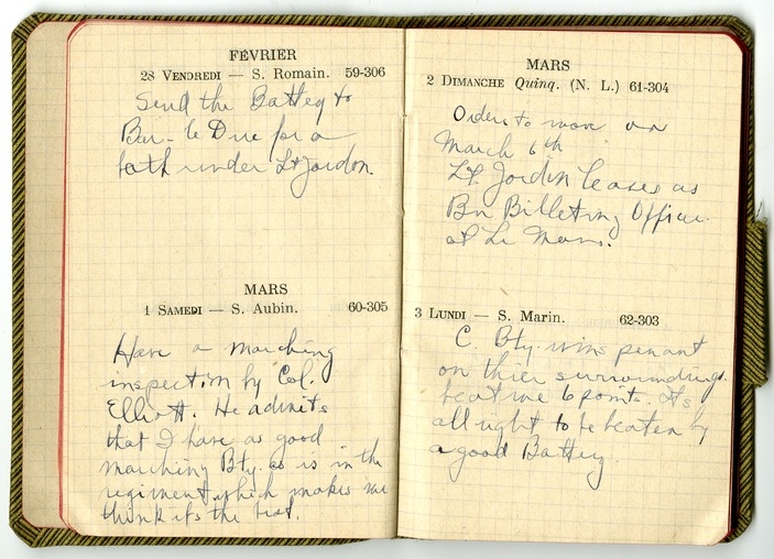 Appointment Book of Captain Harry S. Truman