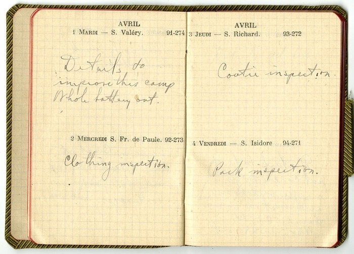 Appointment Book of Captain Harry S. Truman