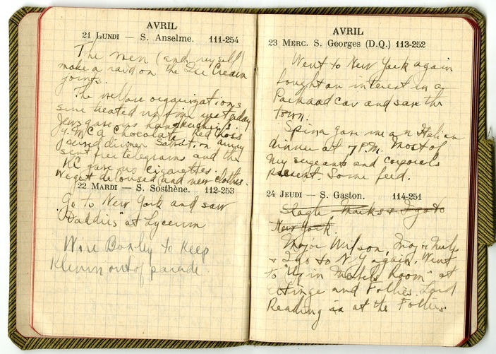 Appointment Book of Captain Harry S. Truman
