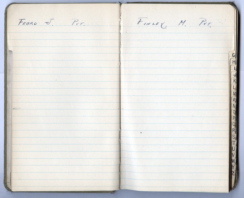Battalion Commander's Roster and Reference Book Battery D, 129th Field Artillery
