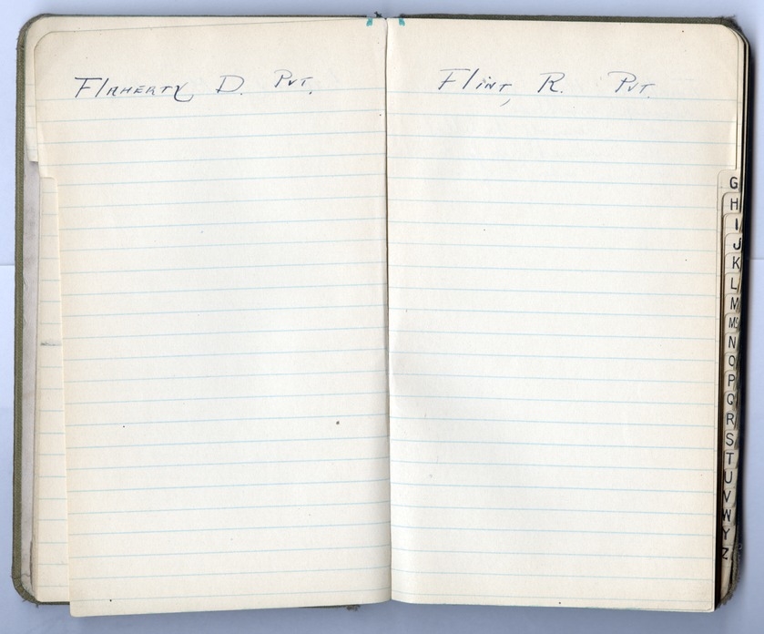 Battalion Commander's Roster and Reference Book Battery D, 129th Field Artillery