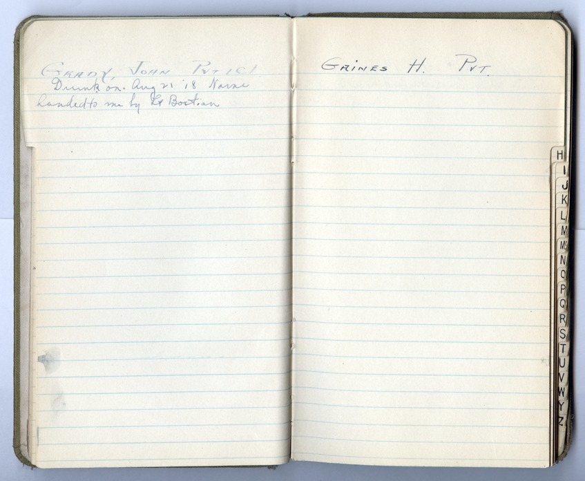 Battalion Commander's Roster and Reference Book Battery D, 129th Field Artillery