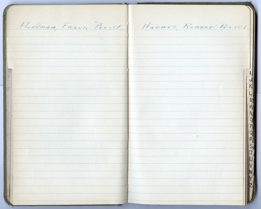 Battalion Commander's Roster and Reference Book Battery D, 129th Field Artillery