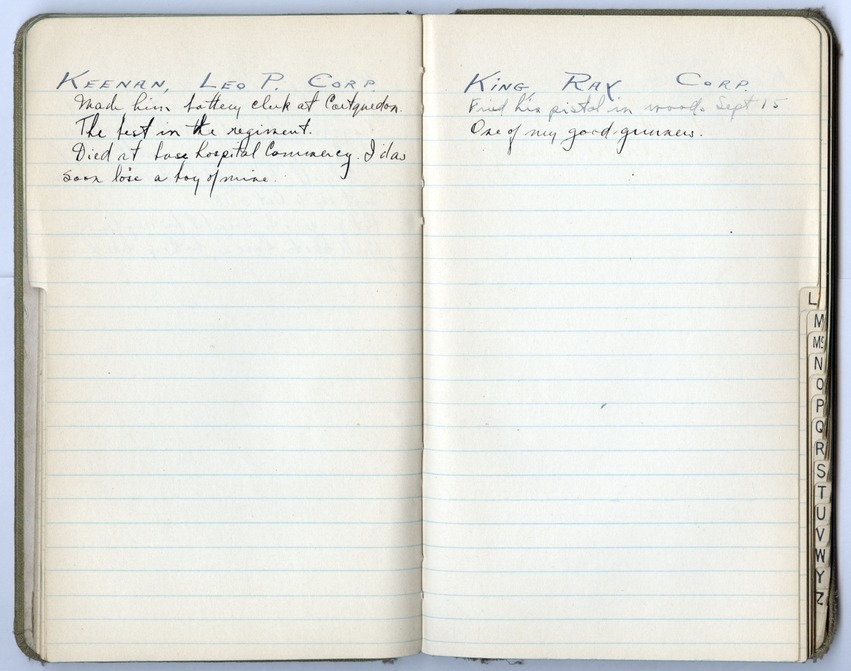 Battalion Commander's Roster and Reference Book Battery D, 129th Field Artillery