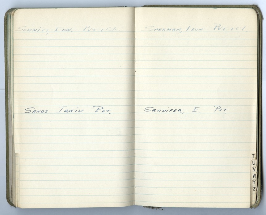 Battalion Commander's Roster and Reference Book Battery D, 129th Field Artillery