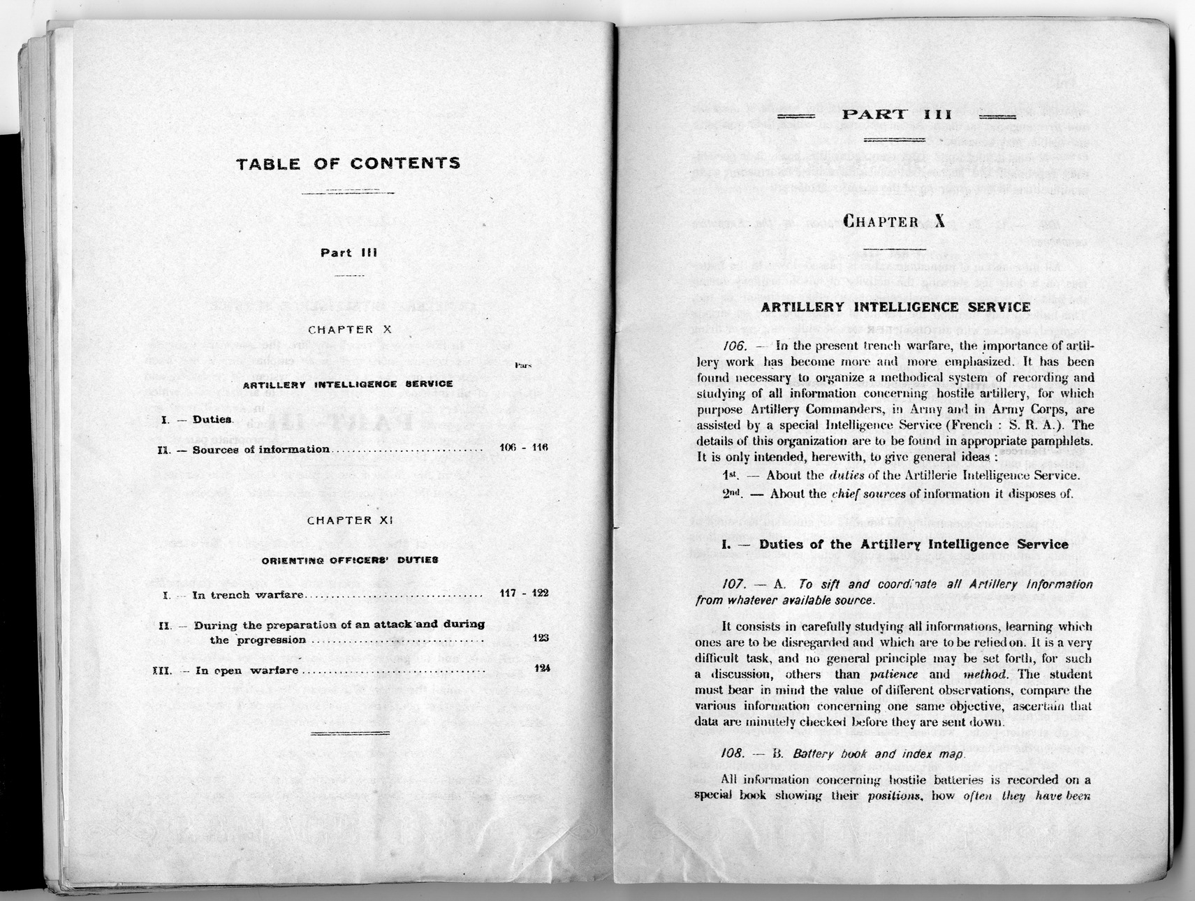Pamphlet, Memorandum For Orienting Officers