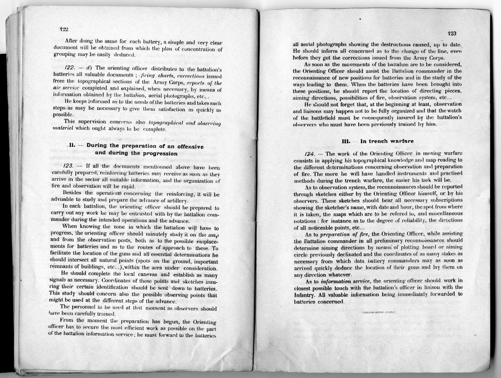 Pamphlet, Memorandum For Orienting Officers
