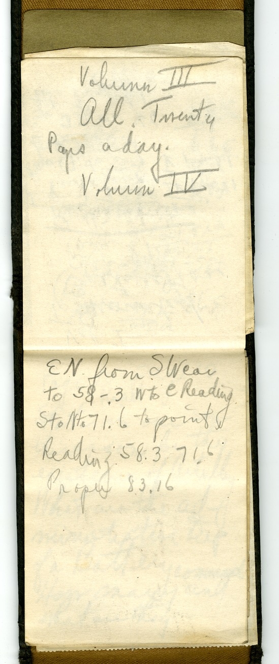 U.S. Army Correspondence Tablet, Notes for Fire and Orientation Course