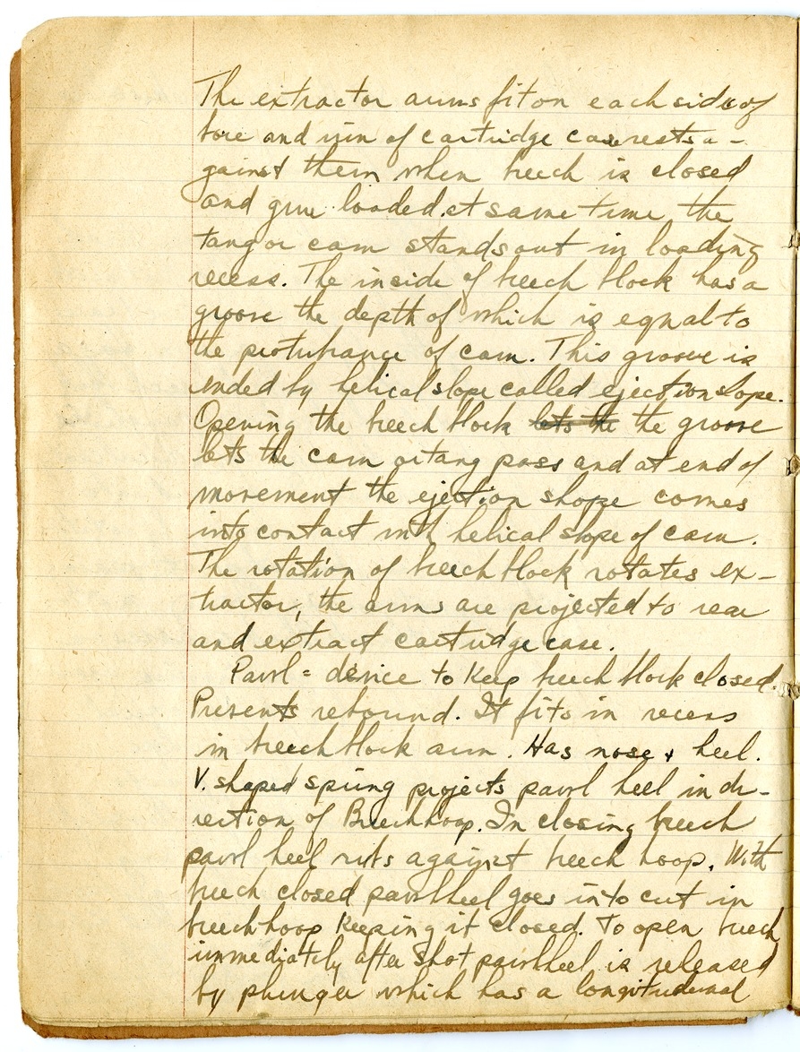 Notes by Harry S. Truman on Fire and Orientation