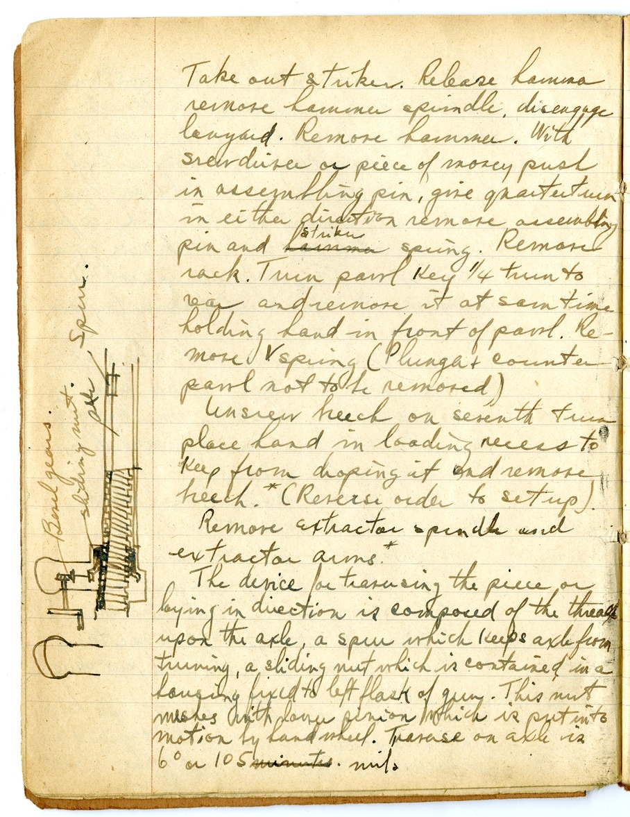 Notes by Harry S. Truman on Fire and Orientation