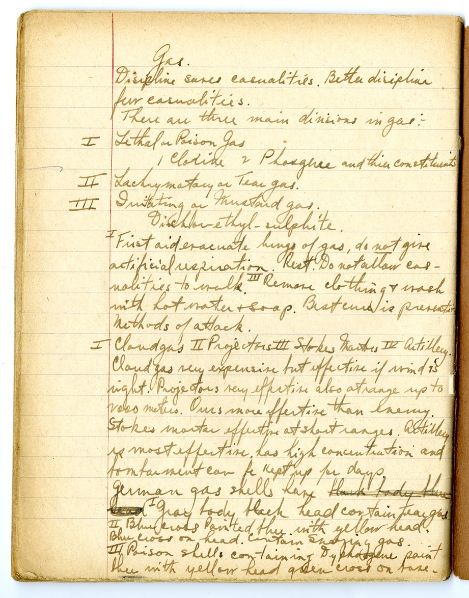 Notes by Harry S. Truman on Fire and Orientation