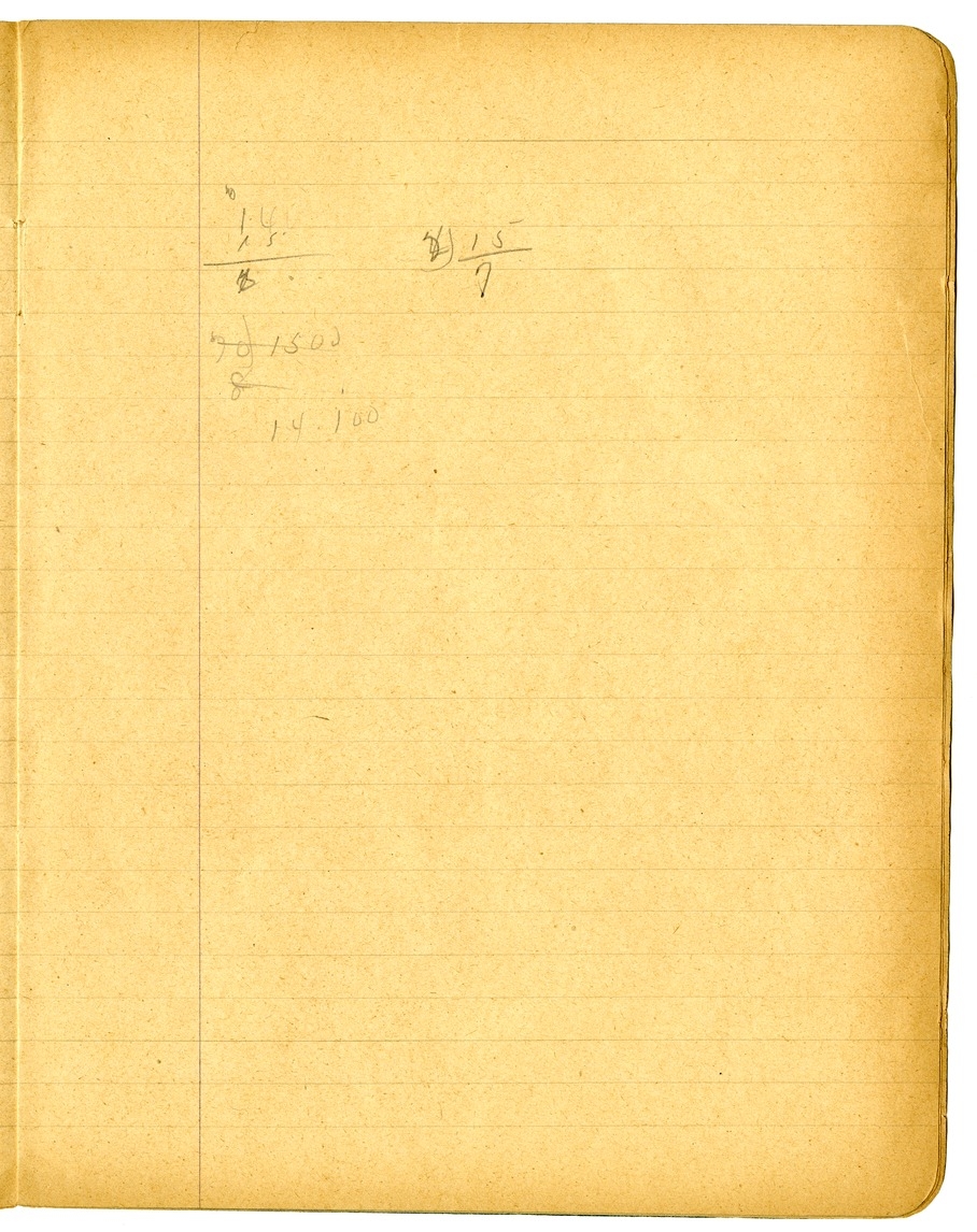Notes by Harry S. Truman on Fire and Orientation