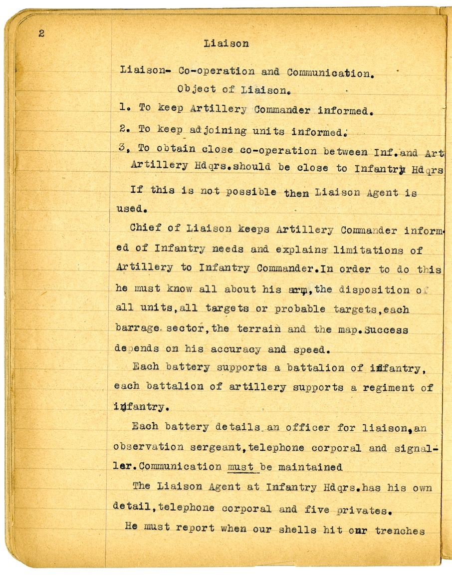 Notes by Harry S. Truman on Fire and Orientation