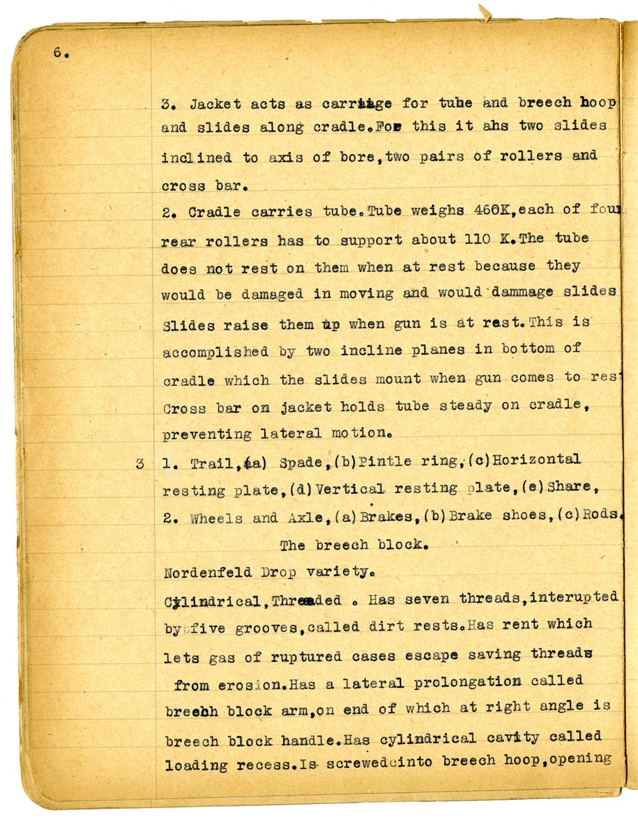 Notes by Harry S. Truman on Fire and Orientation