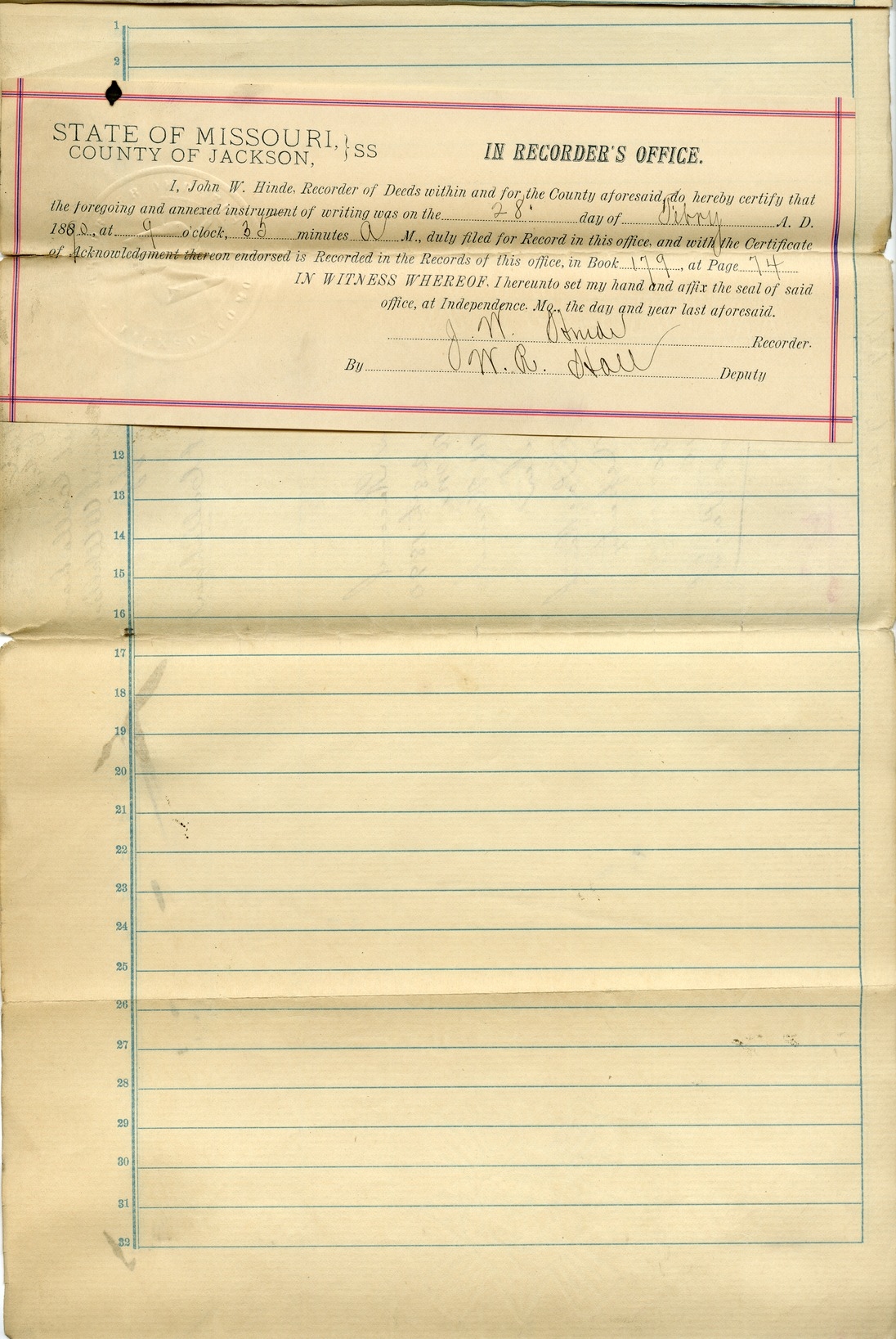 Sheriff's Deed from Michael and Margaret Callahan and David W. Wallace to Margaret Callahan