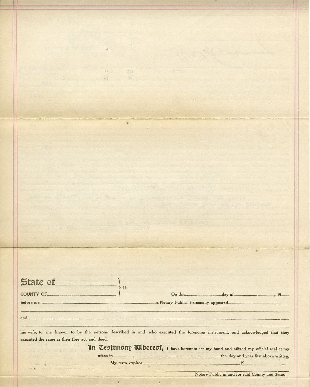 Deed of Trust from Asa K. Browning to Albert M. Ott for William H. Wallace