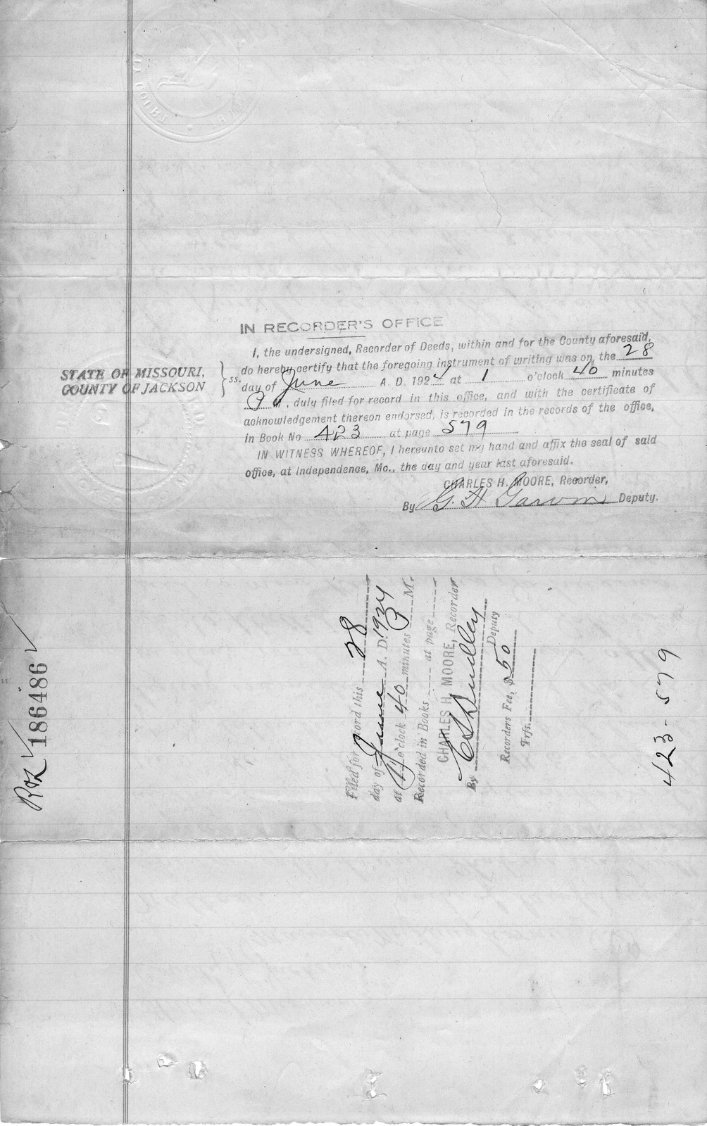 Affidavit of Maurice M. Langhorne and J. S. Wallace