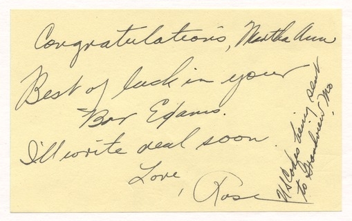 Letter from President Harry S. Truman to Martha Ann Truman